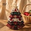 Step by Sewing Project DIY Quilted Fabric Tree Kit, Halloween Craft Fall Crafting Kits for Adults Handmade Christmas Hanging Ornament Holiday