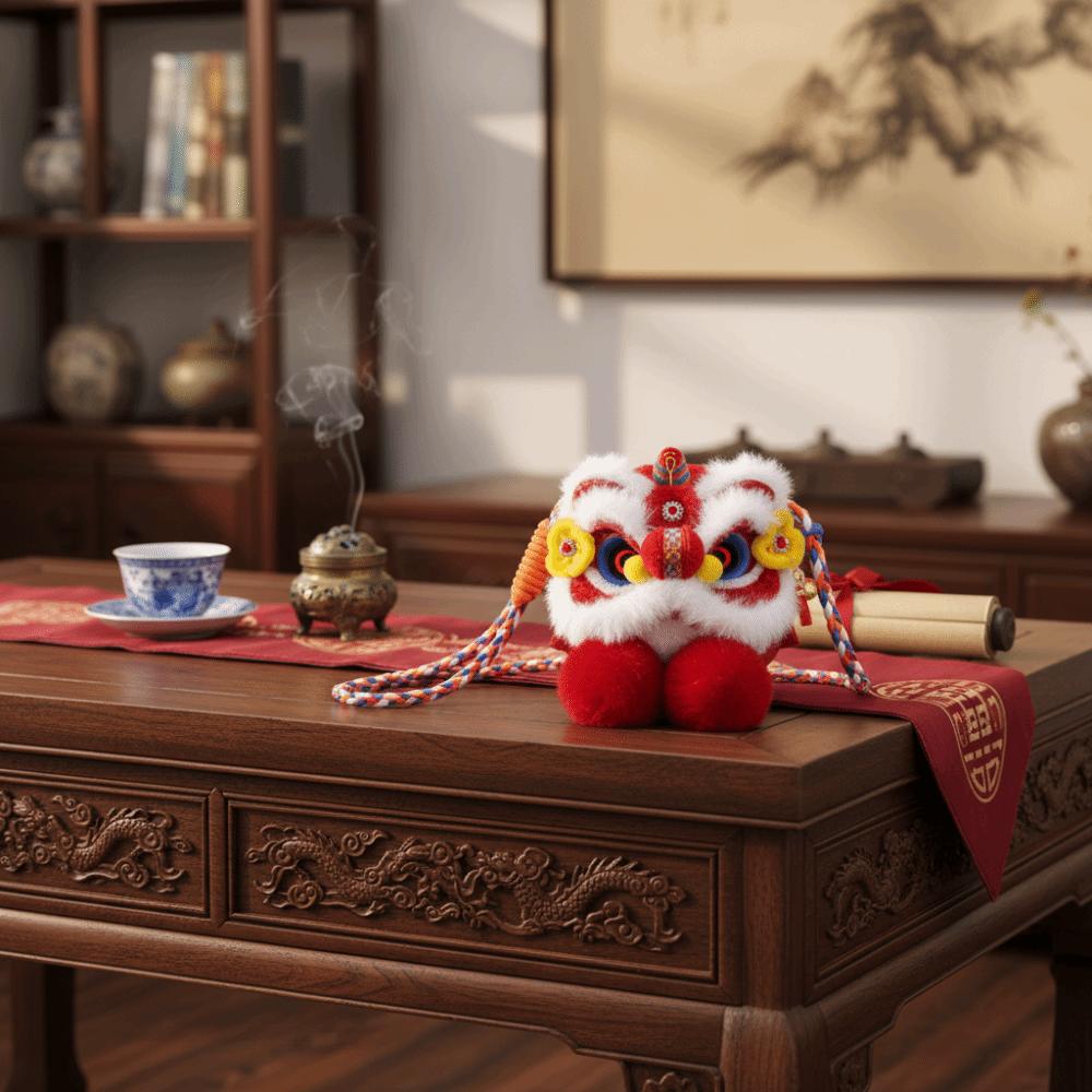 Chinese Style New Year Shoulder Bag Spring Festival Children's Lion Bag Streetwear