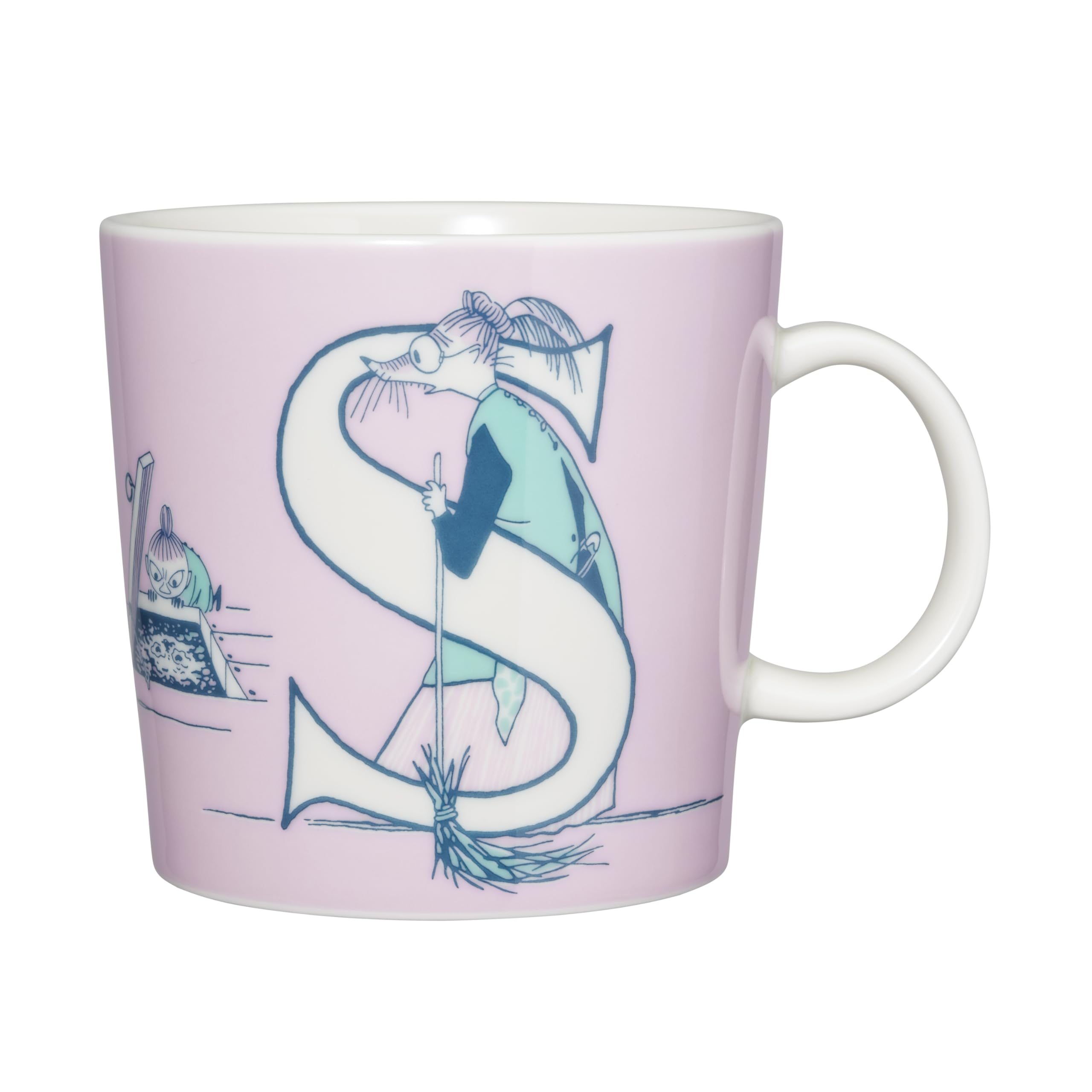[Official Import] Moomin (Moomin by ARABIA) Mug, 0.4L, Alphabet Collection  S , Moomin Tableware, Arabia 1068832