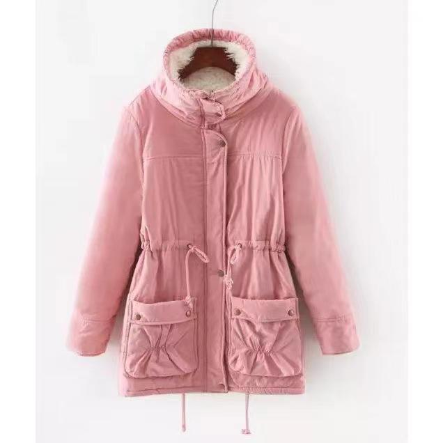 Women Winter Jackets Thicken Hooded Long Down Jacket Women Coats Slim Fit Hair Collar Cotton-padded Clothes Women Down Coats