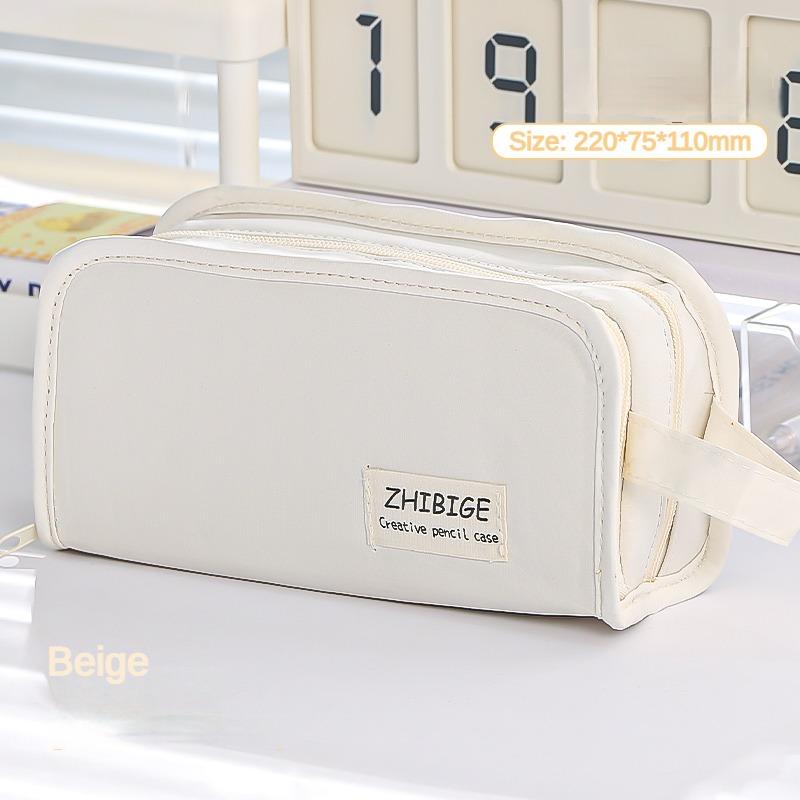 Double Layered Pain Pack Storage Bag with Five Layers for Classified Storage Large Capacity Student Pencil Case