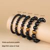 Natural Obsidian Bracelet - Unisex Yellow Tiger Eye Beads, Moisturizing, Couple Style, Ideal Gift for Your Boyfriend