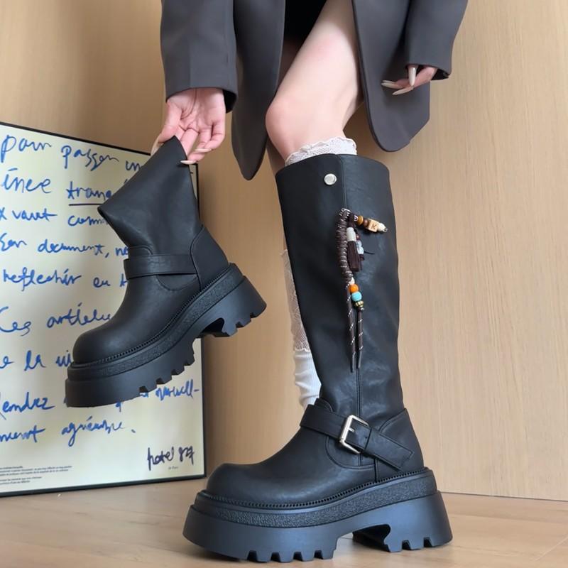 Fashion Boots Women s  Autumn and Winter New Comfortable Long-leg Boots 40