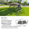 Four Seasons Rainproof Camping Tent: Mesh Anti-Mosquito Sunshade for Outdoor and Beach Use