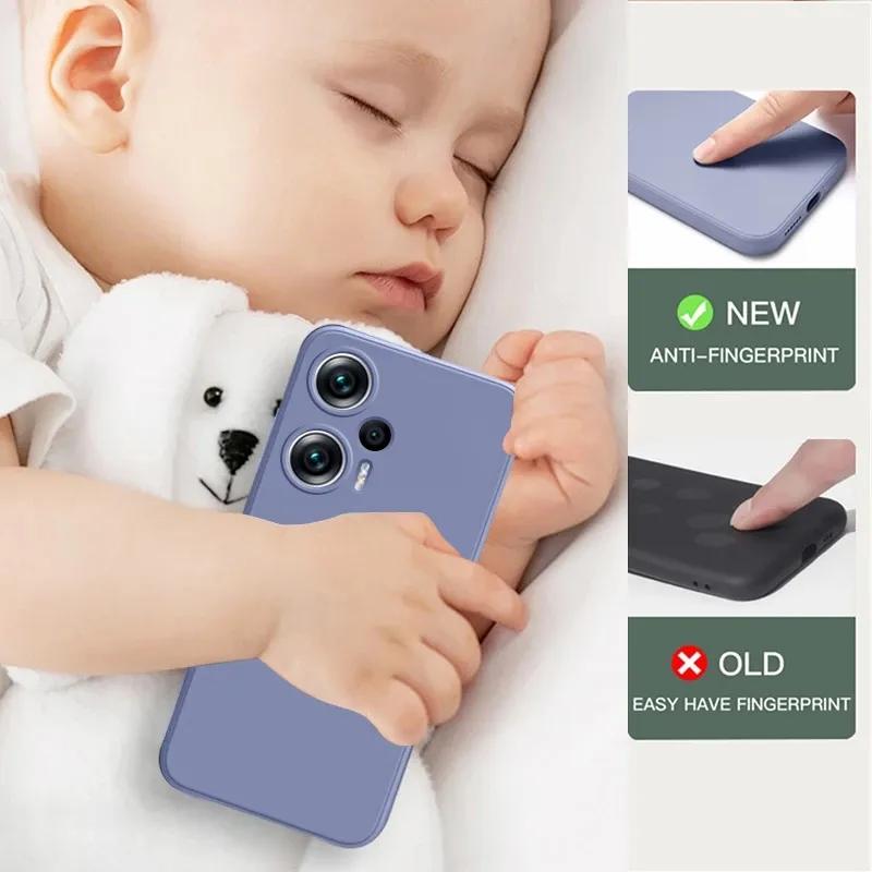 Poco F5 F 5 PocoF5  Luxury Liquid Silicone Shockproof Phone Case For Xiaomi Poco F5 F 5 PocoF5  Poco F5 Back Soft Cover