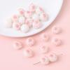 Acrylic Cat Paw Beads DIY Jewelry Making Supplies for Necklace Bracelet Crafting 10 Pieces Cute Animal Paw Shape Beads for Handmade Accessories