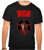 RUSH Rock Music Logo Black T-Shirt -1324-