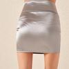 Feminine Sense Solid Color Women Wild Slim Short Skirt Comfortable One-step Package Hip Skirt