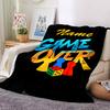 Custom Name Game Controller Theme Printed Blanket - Perfect for Couch, Bed, Travel & Outdoor Use | Machine Washable, Cozy & Durable.