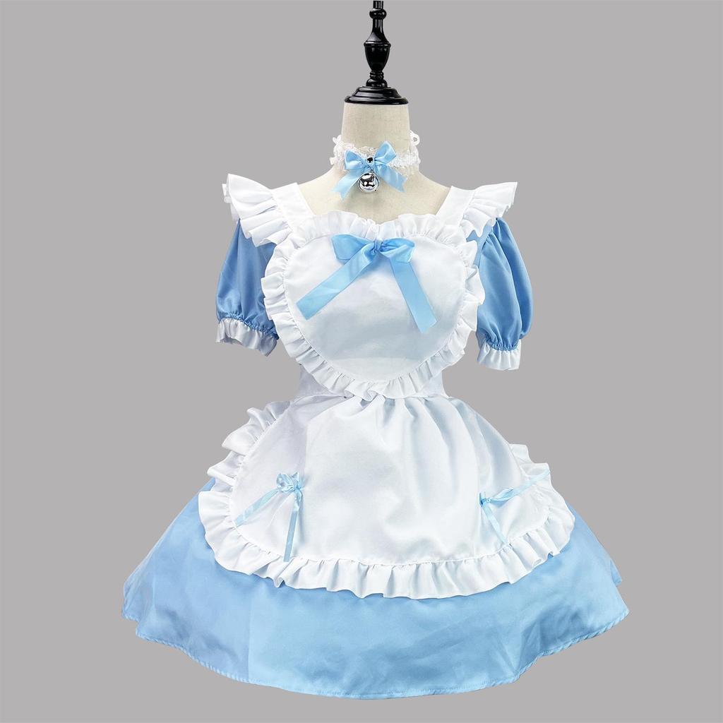 Vestido de Sirvienta Lolita Negro Japonés - Suave Estilo Clásico Café Alice