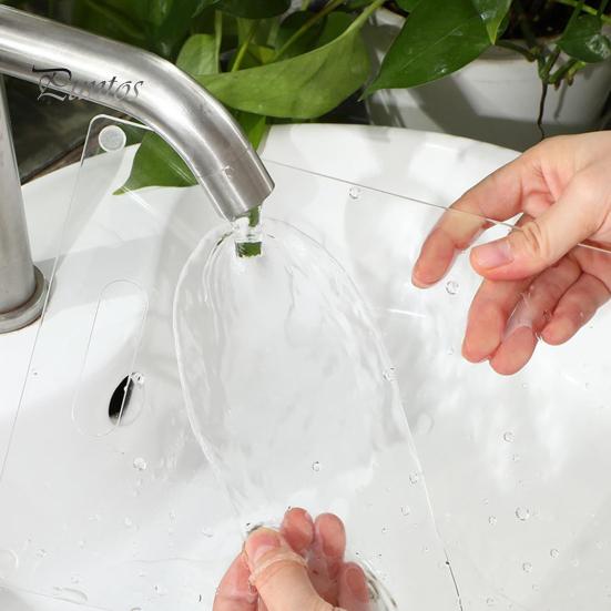 1/3Pcs Acrylic Cutting Board Set with Non-Slip Silicone Dots Food-Grade Clear Boards for Kitchen Easy-Grip Chopping Board for Veggies Meat Bread