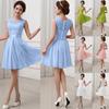 Women Formal Shortlong Evening Party Ball Gown Prom Bridesmaid Dress Wedding