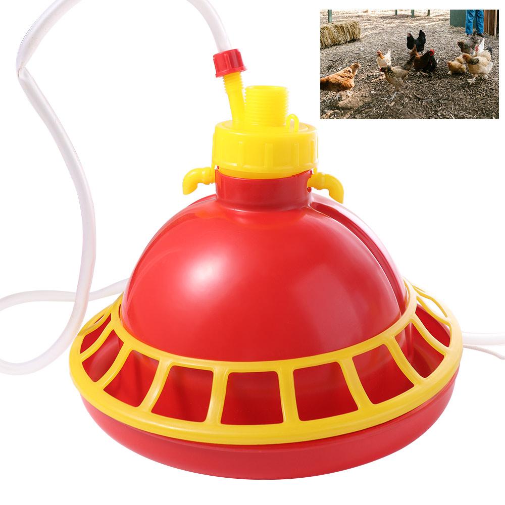 Automatic Poultry Water Dispenser Durable Fountaion Kettle Chicken Feeder Quails
