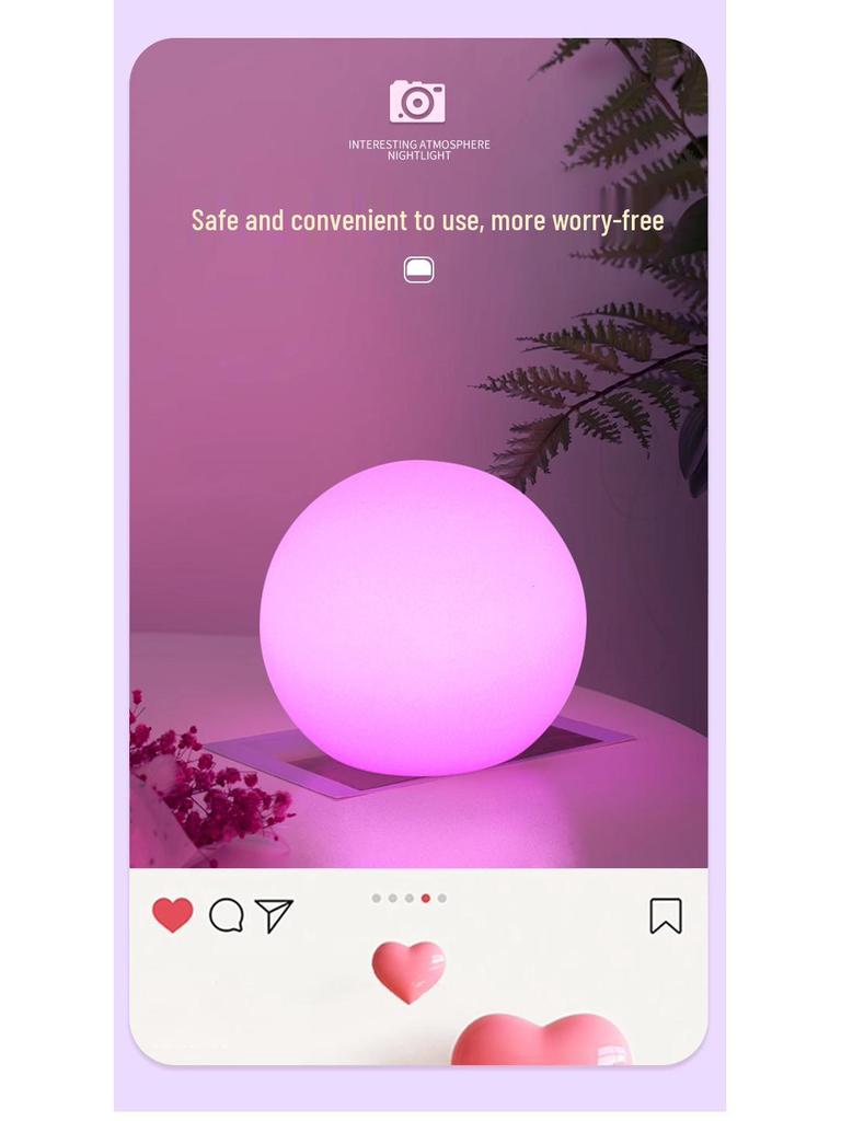 Kablosuz Uzaktan Kumandalı Renk Değiştiren Yatak Odası Ambiyans Işığı
