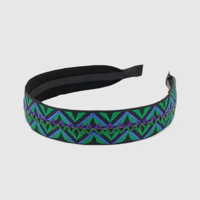 LALA African Pattern Hairband P-BLACK