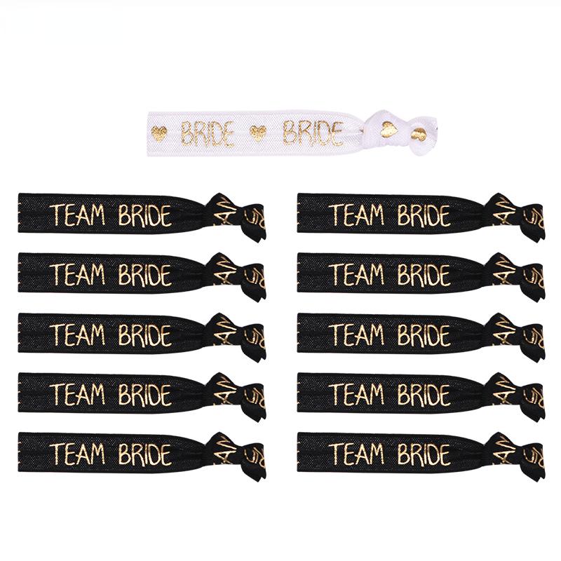 16 Pezzi Team Sposa Braccialetti Festa di Addio al Nubil Sposa da Sposare Decorazioni Accessori Festa della Gallina Matrimonio Doccia Nuziale Forniture