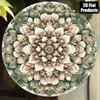 Retro Mandala Metal Wall Art Vintage Circular Decor Home Office Gift