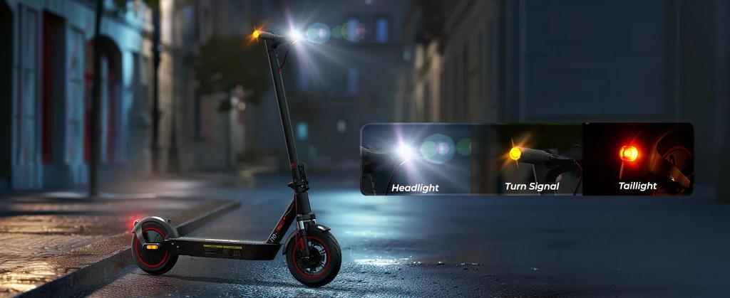 iScooter i10Plus Electric Scooter - 800W Motor, 30-Mile Range, 25 mph Speed, Foldable and Portable for Easy Commuters