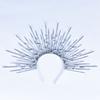 Punk Snake Headband Artistic Spiked Hair Hoop Gothic Rock Headwear for Cosplay Unisex Rock Spiked Headwear Accessory