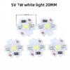 5/10Pcs 16mm 20mm LED Lamp Boards 1W 3W Single Color 5V 12V Warm Neutral White Spotlights Downlights Sunset Lights
