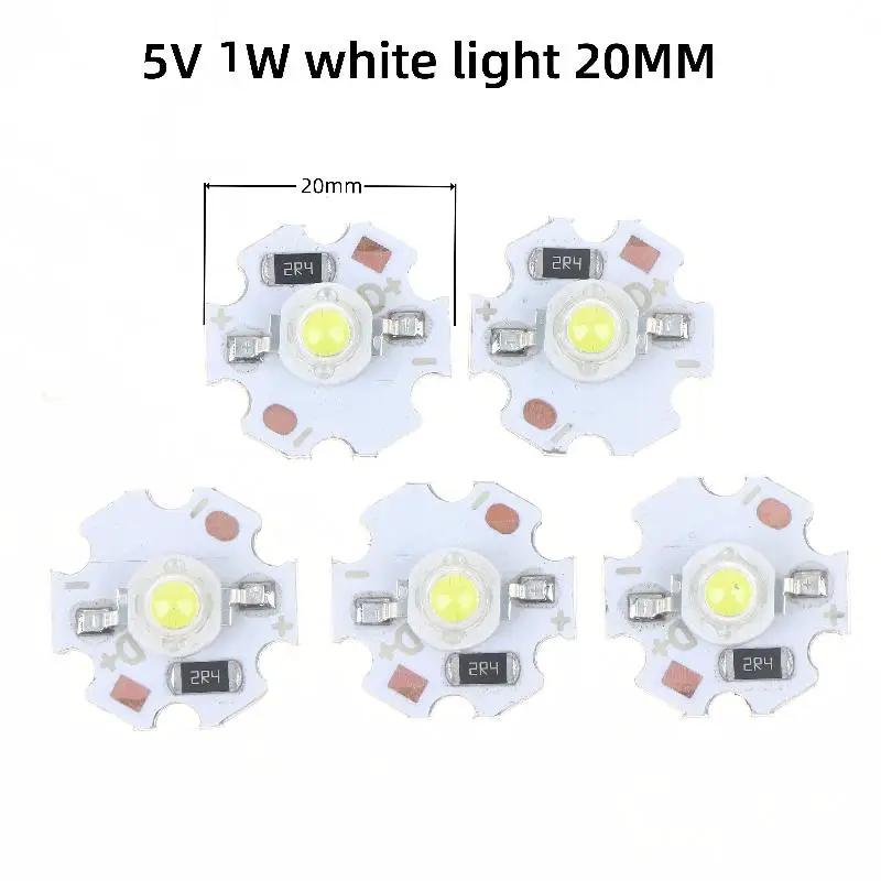 5/10Pcs 16mm 20mm LED Lamp Boards 1W 3W Single Color 5V 12V Warm Neutral White Spotlights Downlights Sunset Lights