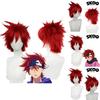 Vibrant Red Sk8 The Infinity Kyan Reki Wig Perfect For Anime Fans