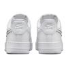 Nike Sneakers da Donna Air Force 1 07 Swoosh Borchiato Bianco Argento Metallizzato Tinta Platino FQ8887-100
