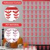 1M*2M Colorful Halloween Rain Silk Curtain Bat Curtain Backdrop Curtains Door Scene Arrangement