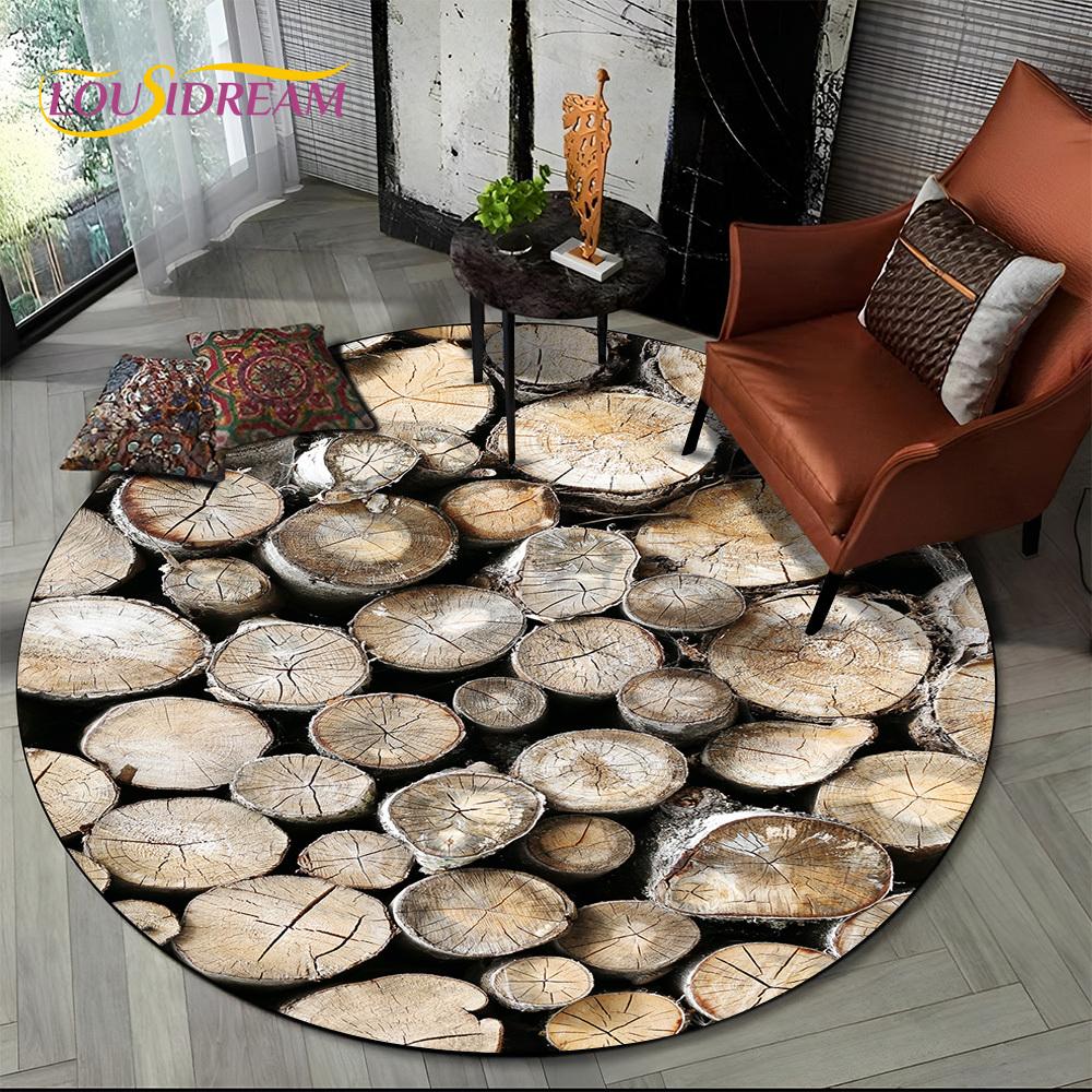 Gamepad Cartoon Game  Gamer Round Carpet Rug for Living Room Bedroom Child Playroom Chair Decor,Pet Area Rug Non-slip Floor Mat