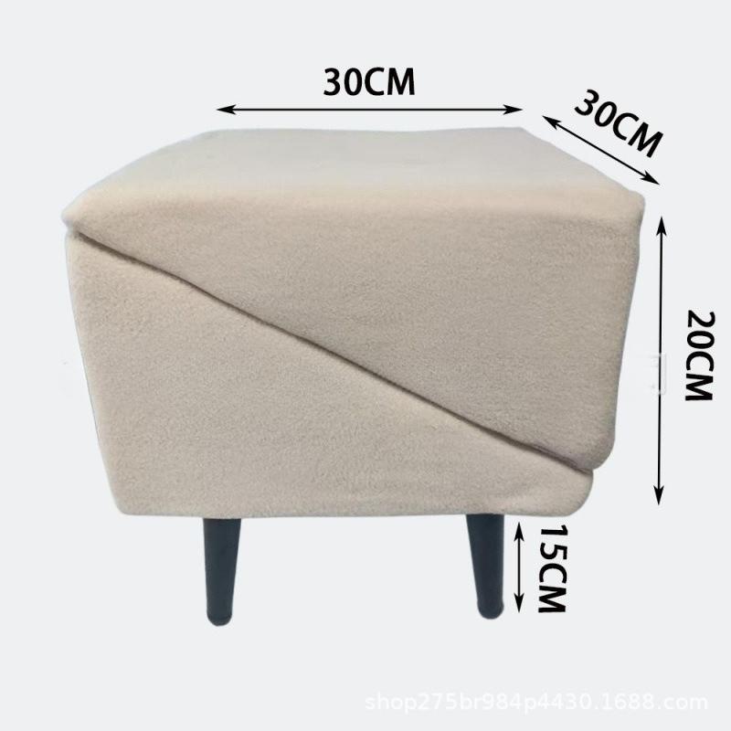 Wooden dog pet indoor sofa ladder split staircase ramp dual-purpose wooden footstool
