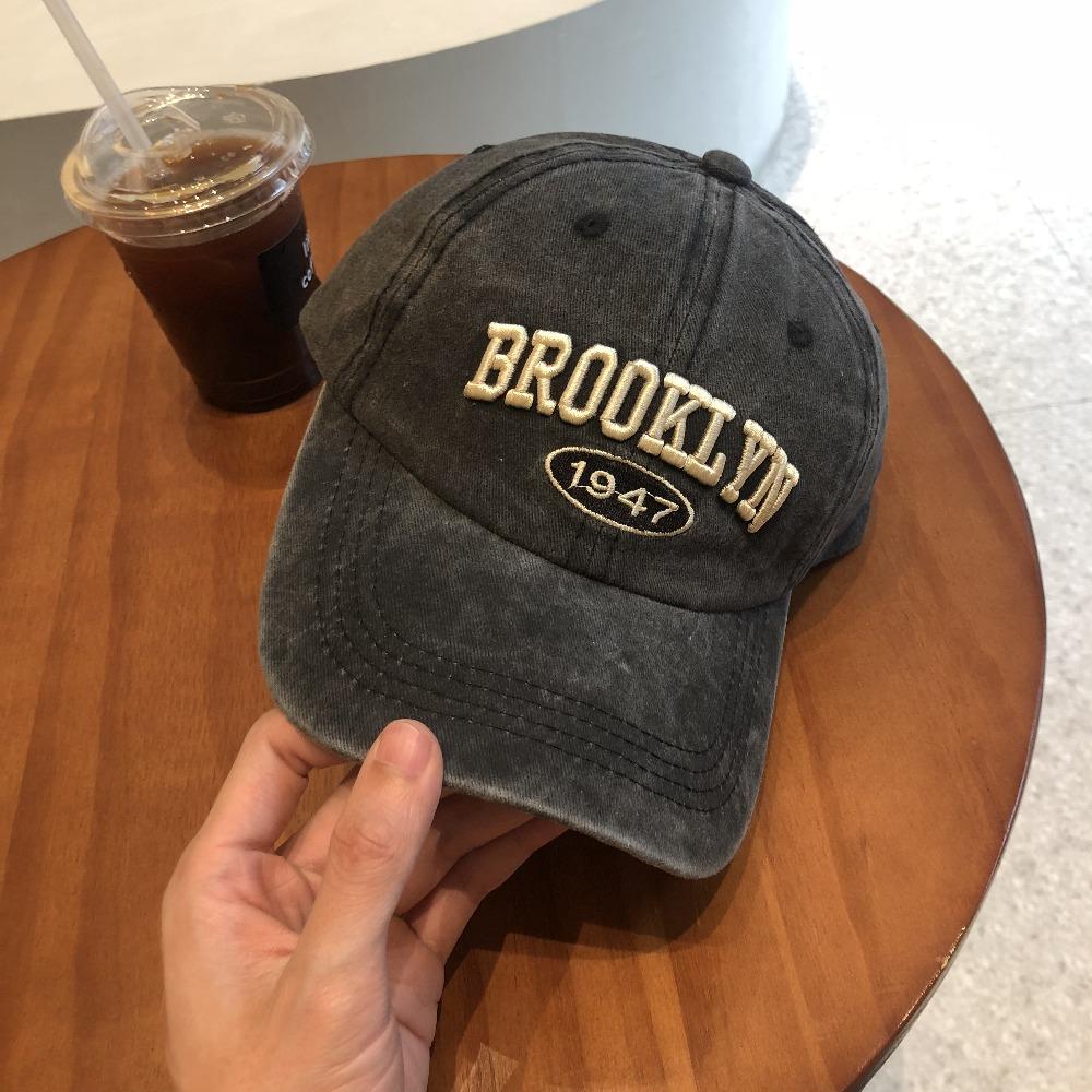 Retro Brooklyn Letters Baseball Caps Embroidery Men Women Cotton Adjustable Casual Hat Hip Hop Streetwear Sun Hats Spring Summer