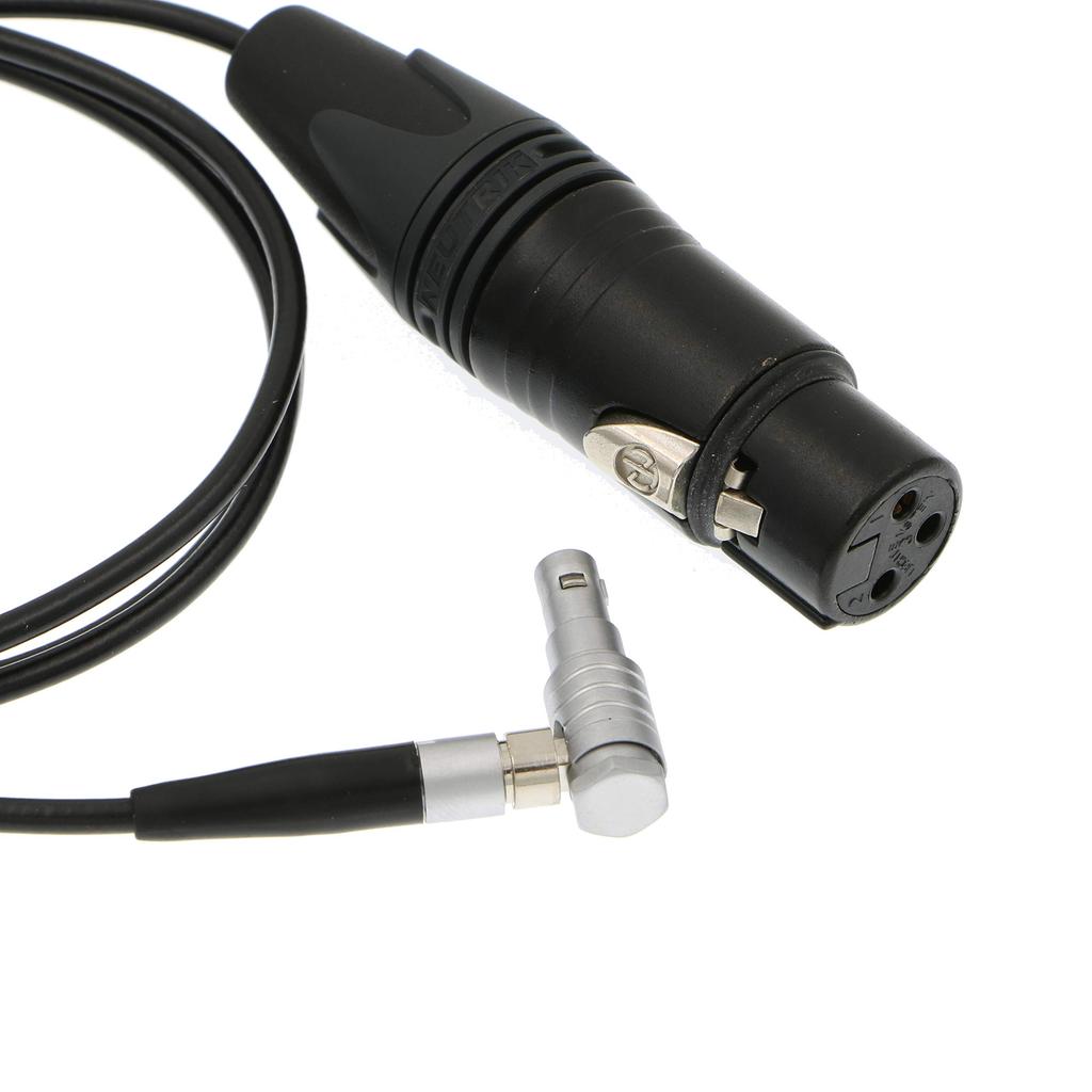 Cables Alexa Mini Compatible Audio 00 Male To XLR 1M Alvin's Cable, 5-pin 3-pin Female, L-shaped,