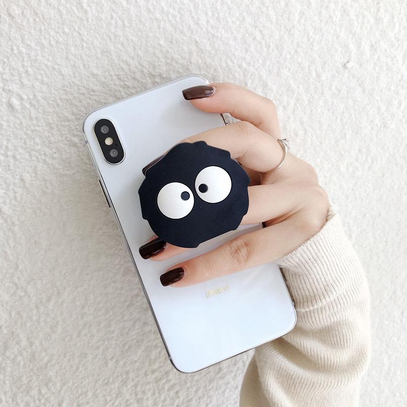 1pc Cute Cartoon Ring Phone Holder Finger Grip Phone Stand Desktop Cellphones Mount For iPhone Samsung Xiaomi Smartphone Bracket