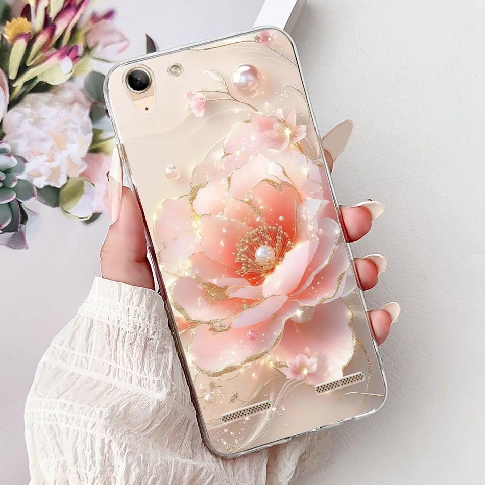 For Lenovo Vibe K5 / K5 Plus / K5 Pro L38041 A6020a40 A6020a46 Phone Case Elegant Floral Butterfly Soft Silicone TPU Cases
