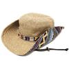 Happy Hat Outdoor Roomy Approximately Tyrolean Safari Hat, 60cm, Pattern, 2-Way Hat, Beige, Hat-1263-02