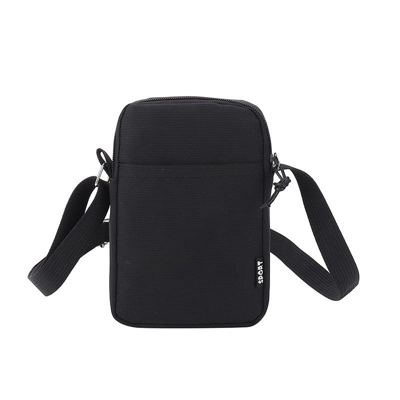 2025 Simple Casual Shoulder Messenger Bag Women's Portable Mobile Phone Bag Vertical Coin Key Bank Card Shoulder Bag