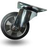 Swivel Wheel, Trolley Set, 200mm, 400kg, JPAB 2003, Aluminum-rubber