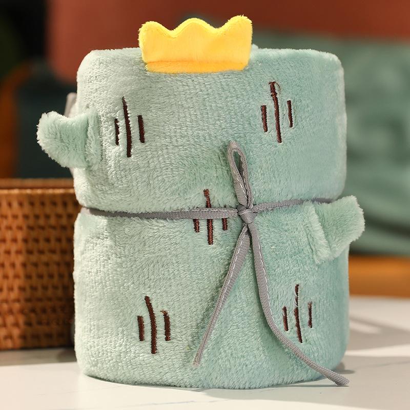 Cartoon Coral Fleece Blanket Pet Flannel Air Conditioning Blanket Summer Nap Blanket Cover Blanket Gift Blanket