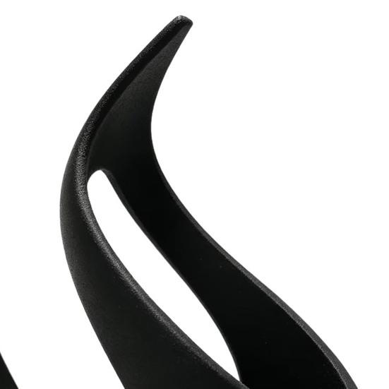 Flame Shaped Rack 3D Printed Wine Bottle Holder, Modern Sculptural for Home Ornament Bar, Decorative Tabletop Storage Stand, Creative Gift Holder