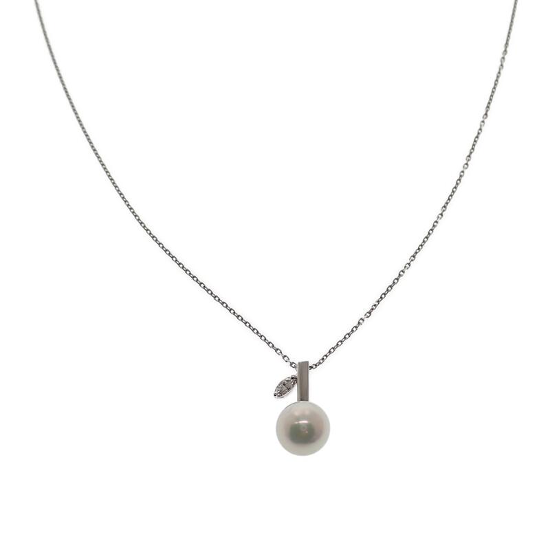 TASAKI  P-17169-18KWG Necklace K18 white gold/Pearl Women