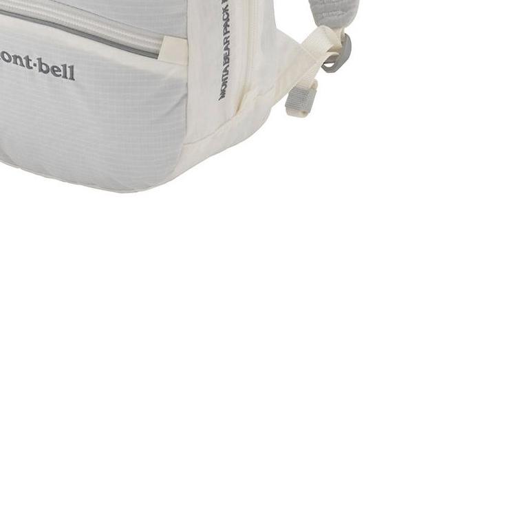MONTBELL 6L Bear Pack Bear Logo Backpack Nylon White Kids' Style