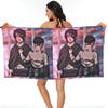 Attack On Titan Zeke Yeager Beach Towel Soft Microfiber Quick Dry Absorbent Quick Towels For Pool