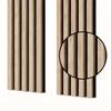 Acoustic Wall Panel Mebano PRO Riva Oak on Black Felt 2x 26,5x240 cm