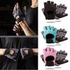 Breathable Half Finger Workout Gloves Curved Open Back Cycling Motorcycle Gloves  Power Lifting