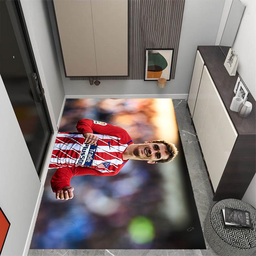 Atletico Madrid Player Carpet Suitable for Decorate room Dining Room Dormitory Game Room Antislip Carpet Office home decor