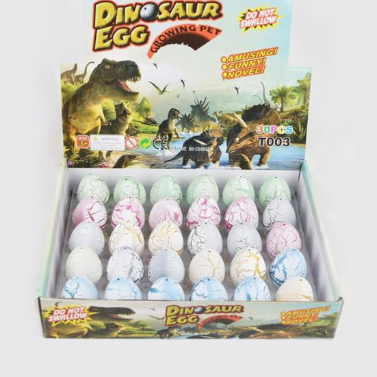 30Pcs/Box Novel No Odor Gift Reusable Easter Eggs Dinosaur Toys Display Mold Party Favor Egg Figure