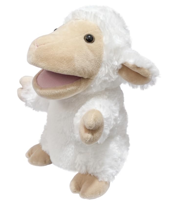 

Puppet Muppet Puppet Puppet Hand Puppet Finger Puppet Ventriloquism Doll Mouth Moving Sheep Sheep (Sheep)