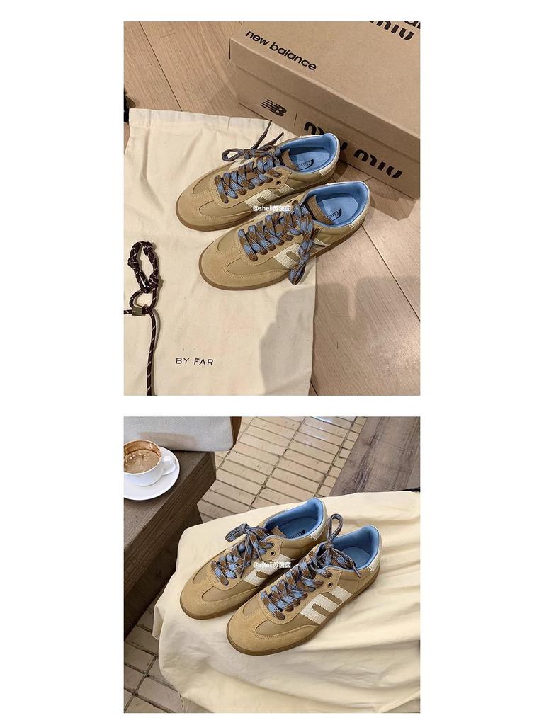 Su Yinyin’s American Retro Color-Matching Women's Casual Sports Shoes - Inspired by Fine Arts Freshmen, Soft Leather German Trainers