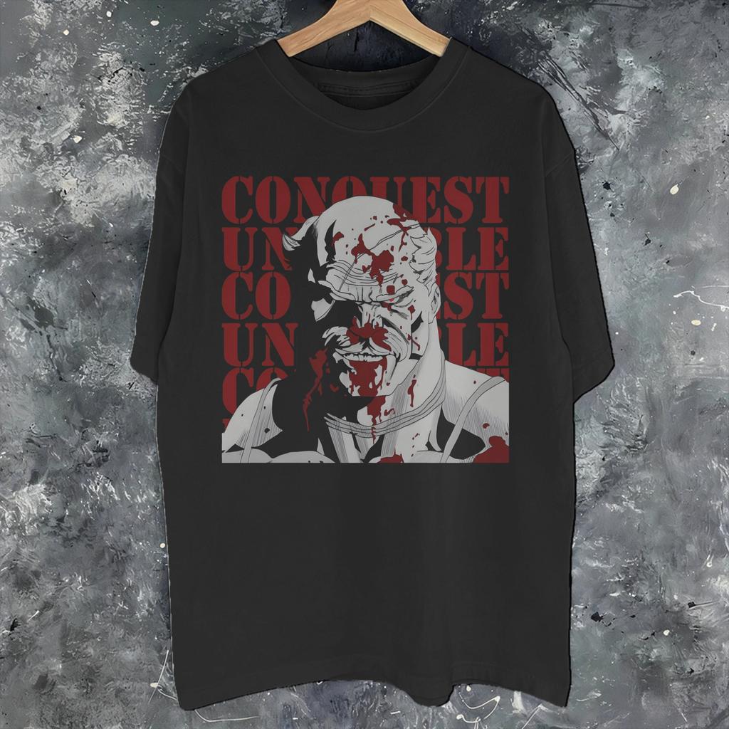Conquest invincibles Merch Unisex Women T Shirt Pure Cotton Tee Graphic Printing Tshirt Clothes