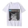 There Is Motion At Your Front Door Funny Silly Cat Meme T Shirt Men Women Cotton Short Sleeve Summer Unisex Tops New 2026